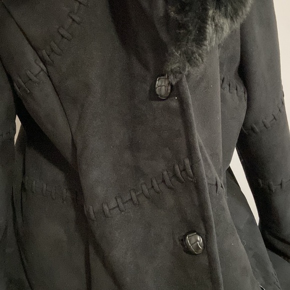 Faux Fur Coldwater Creek Coat size 20 - Picture 7 of 9